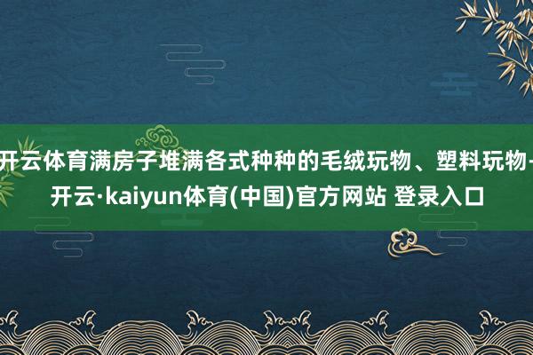 开云体育满房子堆满各式种种的毛绒玩物、塑料玩物-开云·kaiyun体育(中国)官方网站 登录入口